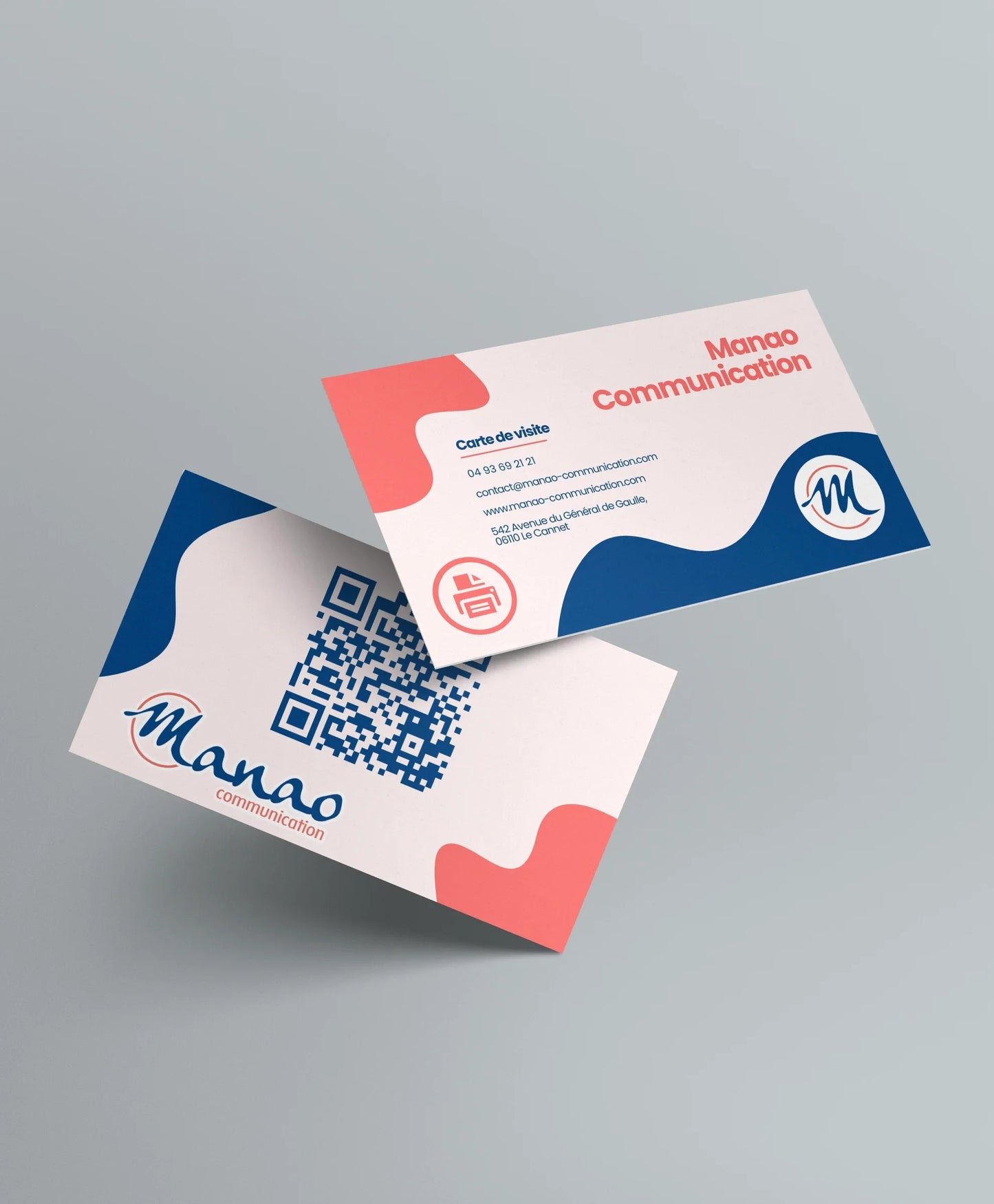 Carte de visite standard - Manao Communication
