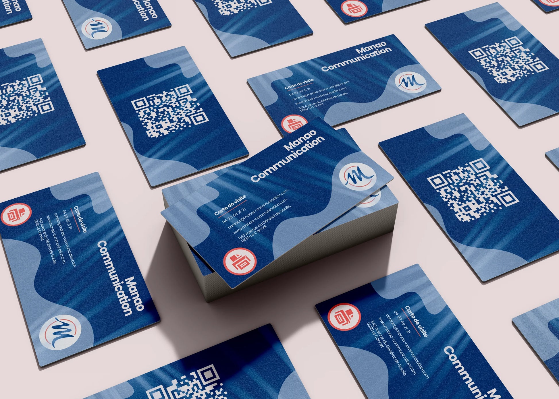 Carte de visite premium - Manao Communication