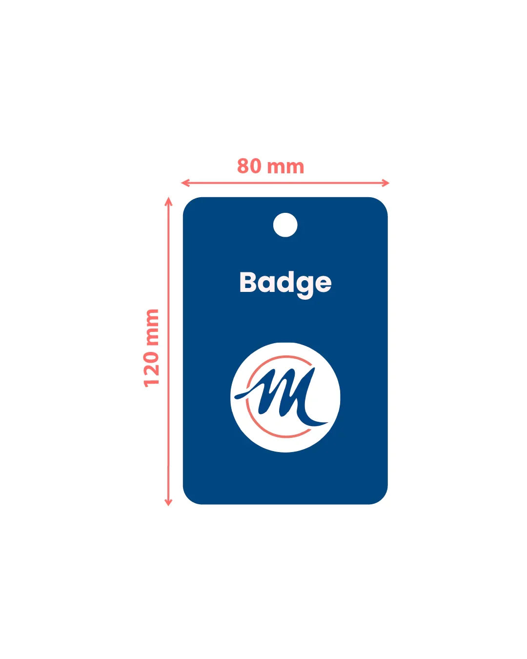 Badge + cordon - Manao Communication