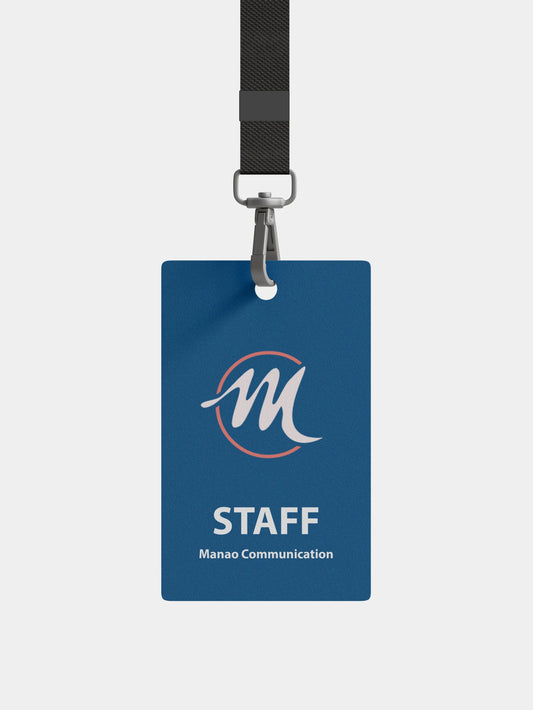 Badge + cordon - Manao Communication